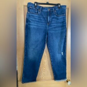 J. Crew Relaxed Boyfriend Blue Jeans